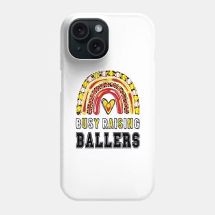 Busy Raising Ballers, Softball Phone Case