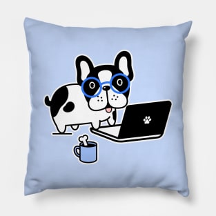 French Bulldog Working Pillow