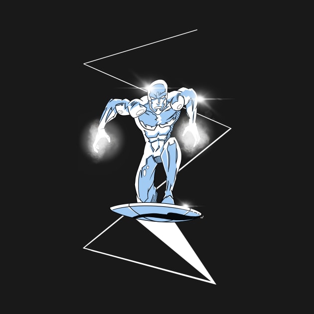 Silver Surfer cosmic power by TerrellCulbert