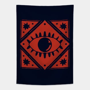 All Seeing Eye | Cherry Version Tapestry