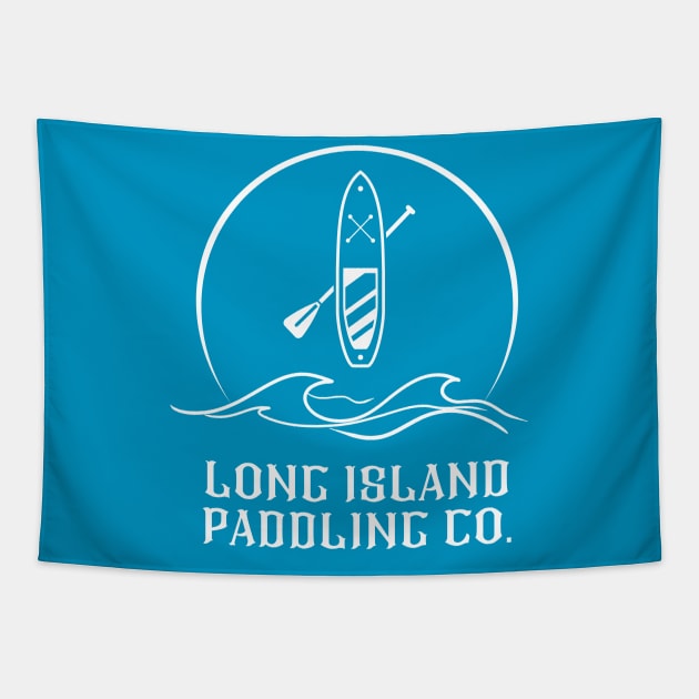 Long Island Paddling Co. T-Shirt with Paddleboard and Top Locations Tapestry by LongIslandPaddlingCo