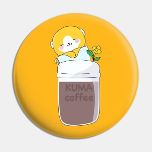 Kuma coffee Pin