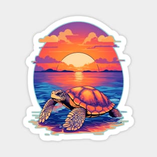 Beachside Turtle: The Coolness of Diversity on the Seashore Magnet