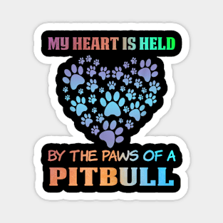 Cute pitbull dog Magnet