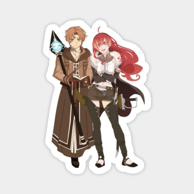 Anime Mushoku Tensei Isekai Ittara Honki Dasu Rudeus Greyrat Eris Fridge  Magnet Cosplay Charm Cartoon Magnetic Patch Home Decor