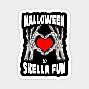 Halloween Is Skella Fun Magnet