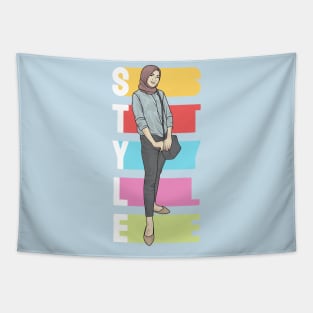 Sweet Light Blue Tapestry