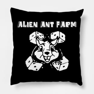 alien ant and the rabbit Pillow