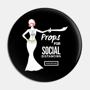 Fusion Belly Dancer Social Distancing Pin