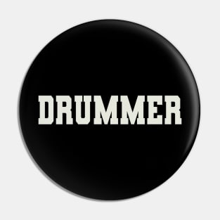 Drummer Word Pin