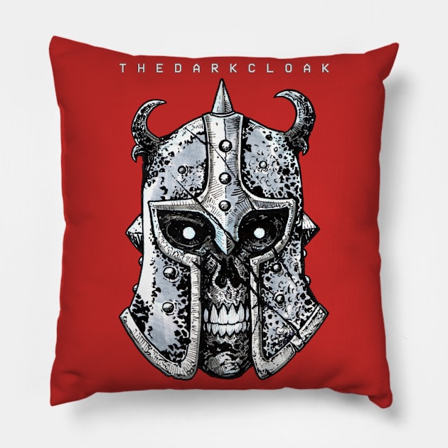 Warrior Skull Pillow by thedarkcloak