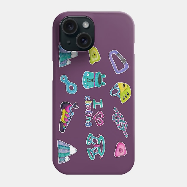 Climbing device. I love climbing Phone Case by dariakorolova