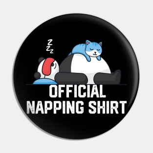 official napping shirt Pin