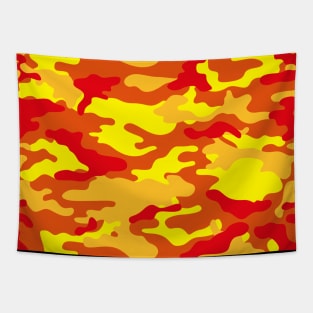 Military Camouflage / Camouflage Militaire / Camuflaje Militar / Flecktarn (Fire) Tapestry