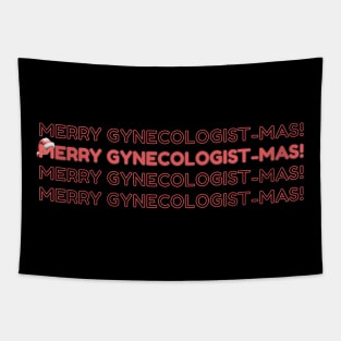 Merry Christmas gynecology doctor Tapestry