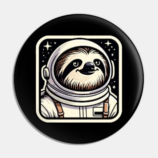 Astronaut Aesthetic Sloth,Slothstronaut Aesthetic Galaxy Universe Astronaut Pin