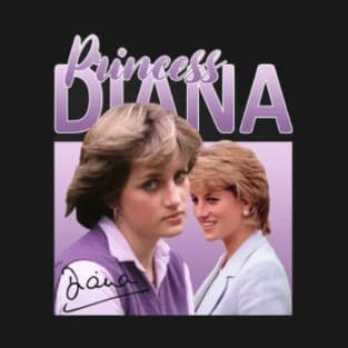 Princess Diana // 80s Purple Vintage Vibes // T-Shirt T-Shirt