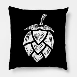 Vintage Hops Logo Pillow