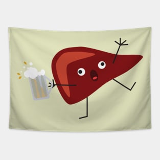 Drunk liver Tapestry