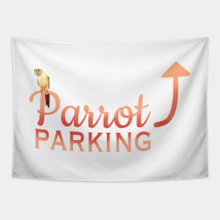 Parrot Parking - Pineapple Conure Tapestry