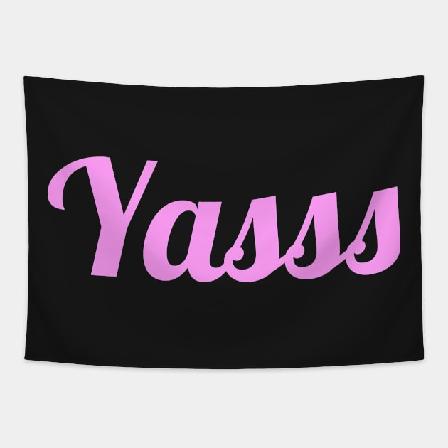 Yass | Sassy Drag Queen Tapestry by MeatMan