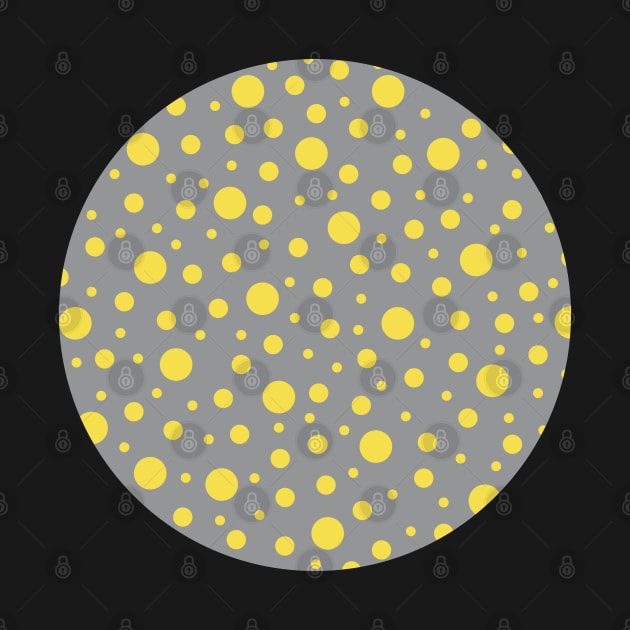 Polka Dot Illuminating Yellow / Ultimate Gray by Looly Elzayat