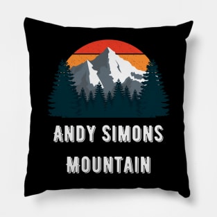 Andy Simons Mountain Pillow