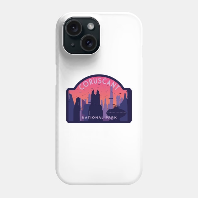 Coruscant National Park Phone Case by Hanneliza