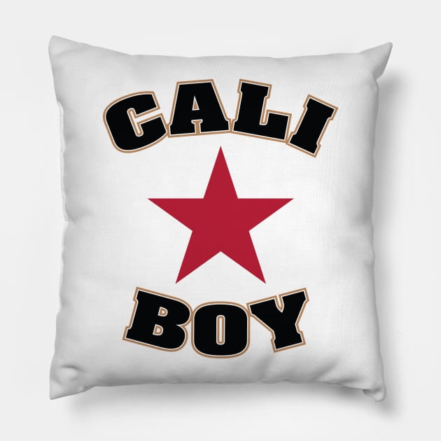 Cali Boy (Lone Star) Pillow by CaliKringle