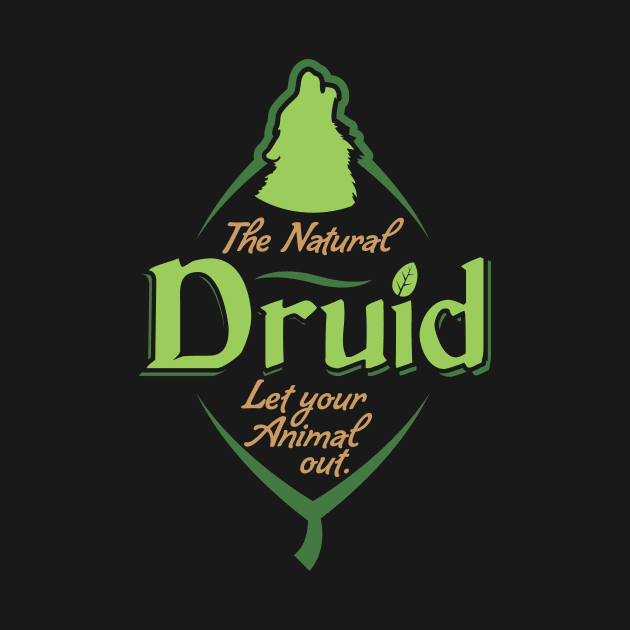 Dungeons & Dragons Druid Class by Natural 20 Shirts