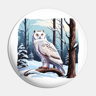 Snowy Owl Pin