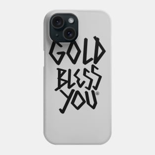 GOLD BLESS U Phone Case