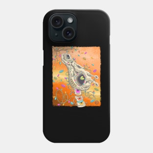 Giraffe Skull Head -Dia De Los Muertos -  Colorful Giraffe - Wild Life Phone Case