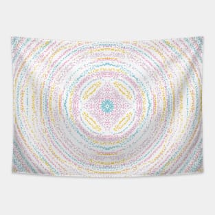 Spiral Circle Abstract Pattern Tapestry