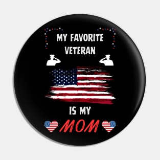 veteran mom Pin