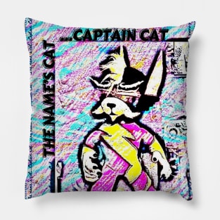 The name's Cat...Captain Cat Pillow