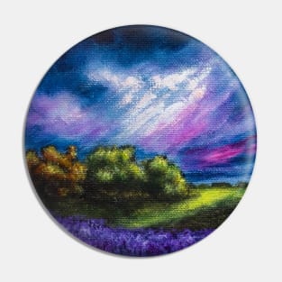 Dramatic sky landscape Pin