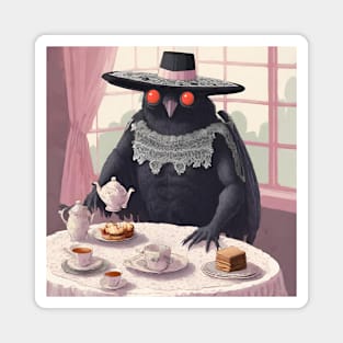 Mothman Tea Party Magnet