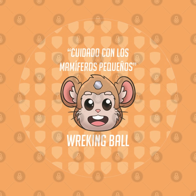 Wrecking Ball chibi OW (Spanish) by DawnDarling