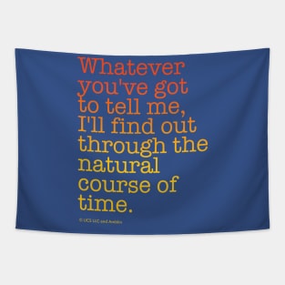 ...the natural course of time. | Back to the Future Tapestry