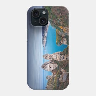 Beautiful Etretat panoramic view Phone Case