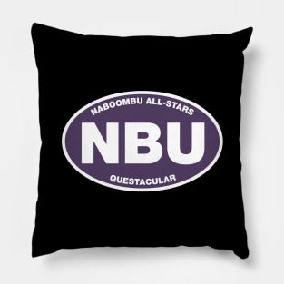 Naboombu All-Stars Oval Euro Sticker Pillow