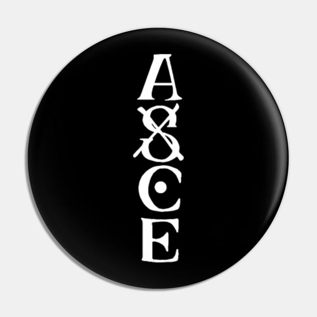 Ace Tattoo White Back Print - One Piece - Pin | TeePublic Ace Tattoo White Back Print - One Piece - Pin | TeePublic