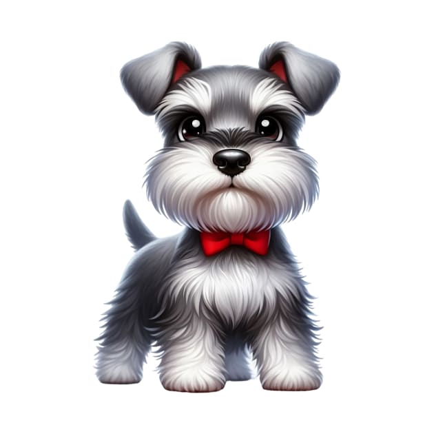 Cute Miniature schnauzer by Dmytro