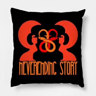 Neverending story t-shirt Pillow