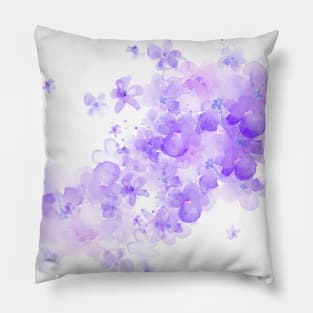 purple flowers Pillow