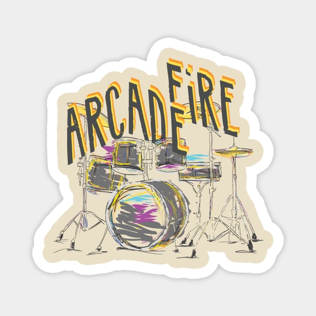 Arcade Fire Magnet by RepubliRock