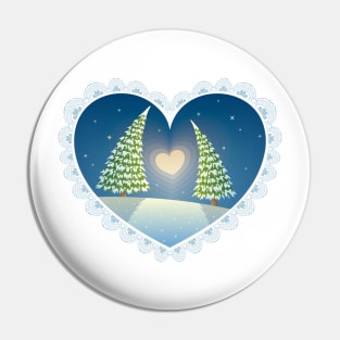 Love Trees Pin