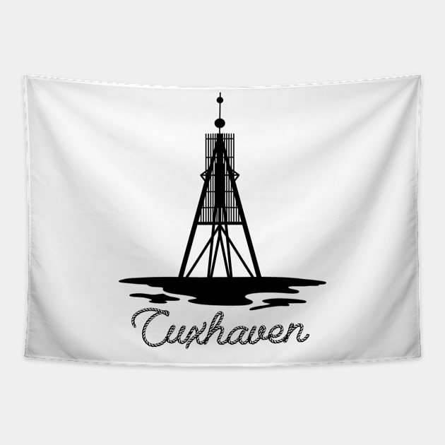 Cuhaven Kugelbake Tapestry by TeamMatschke