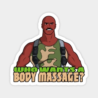 Who Wants A Body Massage? Magnet